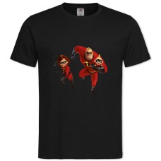 TThe Incredibles Heroes -shirt with Print The Incredibles Heroes - 2XL black