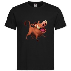 TTimon And Pumbaa Pumbaa Smile -shirt with Print Timon And Pumbaa Pumbaa Smile - 2XL black