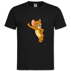TTom And Jerry Mouse -shirt with Print Tom And Jerry Mouse - 2XL black