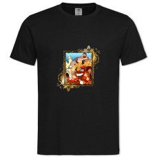 TThree Heroes All Heroes -shirt with Print Three Heroes All Heroes - 2XL black