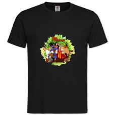 TThree Heroes Main Heroes -shirt with Print Three Heroes Main Heroes - 2XL black