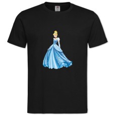 Футболка с принтом Дисней Золушка - 2XL черная