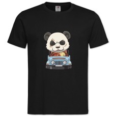 TBeastars Angry Panda -shirt with Print Beastars Angry Panda - 2XL black