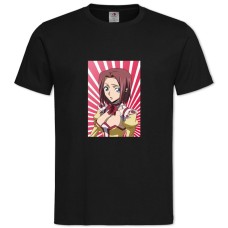 TCode Geass Kallen -shirt with Print Code Geass Kallen - 2XL black