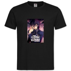 TCode Geass Main Theme -shirt with Print Code Geass Main Theme - 2XL black