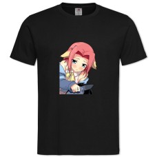 TCode Geass Little Kallen -shirt with Print Code Geass Little Kallen - 2XL black