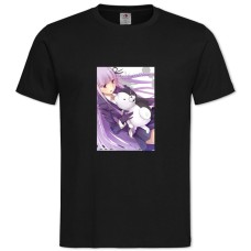TDanganronpa Kyoko Kirigiri -shirt with Print Danganronpa Kyoko Kirigiri - 2XL black
