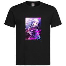 TDanganronpa Kyoko Kirigiri Hero -shirt with Print Danganronpa Kyoko Kirigiri Hero - 2XL black