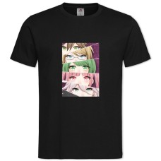 TDanganronpa Eyes Of Heroes -shirt with Print Danganronpa Eyes Of Heroes - 2XL black
