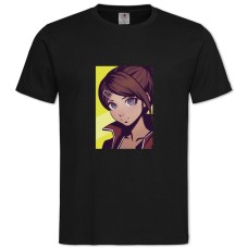 TDanganronpa Aoi Asahina -shirt with Print Danganronpa Aoi Asahina - 2XL black