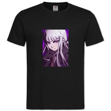 TDanganronpa Hero Kyoko Kirigiri -shirt with Print Danganronpa Hero Kyoko Kirigiri - 2XL black