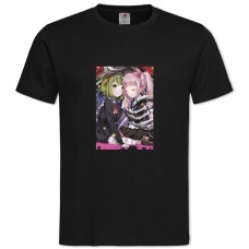TDanganronpa Little Girls -shirt with Print Danganronpa Little Girls - 2XL black