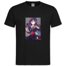 TDanganronpa Hero Girl -shirt with Print Danganronpa Hero Girl - 2XL black