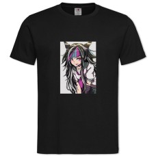 TDanganronpa Ibuki Mioda -shirt with Print Danganronpa Ibuki Mioda - 2XL black