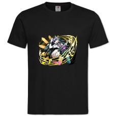 TDanganronpa Ibuki Mioda Hero -shirt with Print Danganronpa Ibuki Mioda Hero - 2XL black