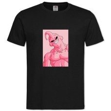 Футболка с принтом Жемчуг Дракона Монстр Розовый - 2XL черная