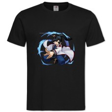 Футболка с принтом Гинтама Кюбэй Ягю - 2XL черная