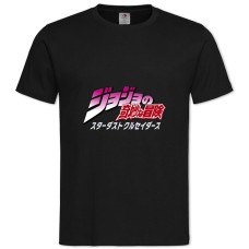 Футболка с принтом Джоджо Второй Логотип - 2XL черная