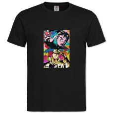 Футболка с принтом Джоджо Главные Герои Арт - 2XL черная
