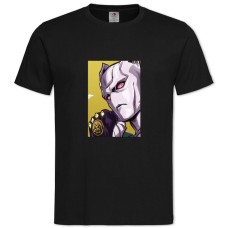 Футболка с принтом Джоджо Убийца Королева Герой - 2XL черная