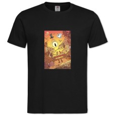 Футболка с принтом Гравити Фолз Вселенная - 2XL черная