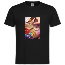 Футболка с принтом Гравити Фолз Объекты - 2XL черная