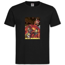TThe Simpsons Halloween Edition -shirt with Print The Simpsons Halloween Edition - 2XL black