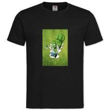 TThe Simpsons Hulk Homer -shirt with Print The Simpsons Hulk Homer - 2XL black