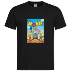 TThe Simpsons Movie -shirt with Print The Simpsons Movie - 2XL black