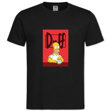 TThe Simpsons Homer Duff Beer -shirt with Print The Simpsons Homer Duff Beer - 2XL black