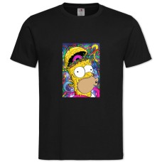 TThe Simpsons Art Homer -shirt with Print The Simpsons Art Homer - 2XL black