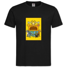 TThe Simpsons Nacion Simpson -shirt with Print The Simpsons Nacion Simpson - 2XL black