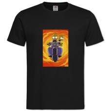TThe Simpsons Bart And Homer -shirt with Print The Simpsons Bart And Homer - 2XL black