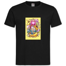 TAdventure Time Main Characters -shirt with Print Adventure Time Main Characters - 2XL black