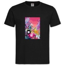TAdventure Time Art Version -shirt with Print Adventure Time Art Version - 2XL black
