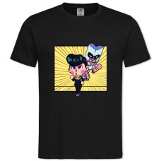 Футболка с принтом Джоджо Минималистичный - 2XL черная