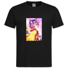 Футболка с принтом Без Игры Нет Жизни Прикольная Изуна 2 - 2XL черная