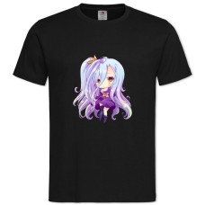 Футболка с принтом Без Игры Нет Жизни Арт Широ - 2XL черная