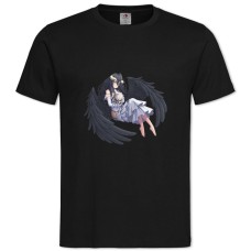 Футболка з принтом Оверлорд Альбедо Герой - 2XL чорна