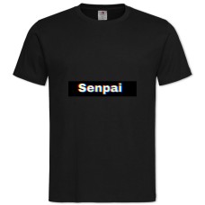 TSenpai Logo -shirt with Print Senpai Logo - 2XL black