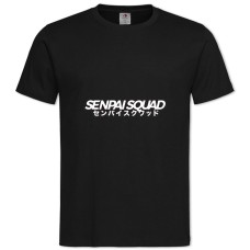 TSenpai Squad -shirt with Print Senpai Squad - 2XL black