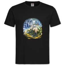 TSword Art Online Neko Hero -shirt with Print Sword Art Online Neko Hero - 2XL black
