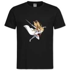 TSword Art Online Flying Asuna -shirt with Print Sword Art Online Flying Asuna - 2XL black