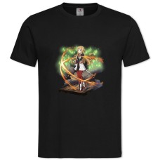 TSword Art Online Asuna Fighter -shirt with Print Sword Art Online Asuna Fighter - 2XL black