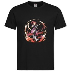TSword Art Online Kureha -shirt with Print Sword Art Online Kureha - 2XL black