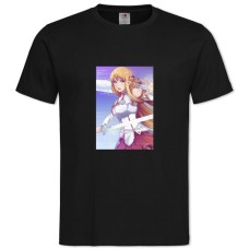 TSword Art Online Asuna Hero -shirt with Print Sword Art Online Asuna Hero - 2XL black