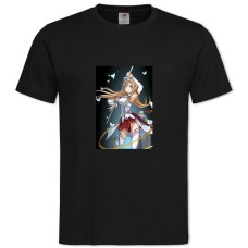 TSword Art Online Hero Asuna -shirt with Print Sword Art Online Hero Asuna - 2XL black