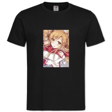 TSword Art Online Asuna Girl -shirt with Print Sword Art Online Asuna Girl - 2XL black