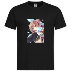 TSword Art Online Cute Hero Girl -shirt with Print Sword Art Online Cute Hero Girl - 2XL black
