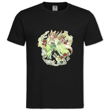 TSword Art Online Girl Beautiful -shirt with Print Sword Art Online Girl Beautiful - 2XL black